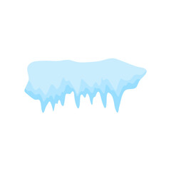 Snow ice caps vector illustration 