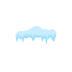 Snow ice caps vector illustration 