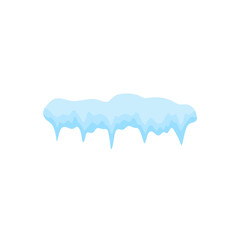Snow ice caps vector illustration 