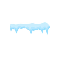 Snow ice caps vector illustration 
