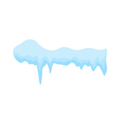 Snow ice caps vector illustration 