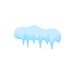 Snow ice caps vector illustration 