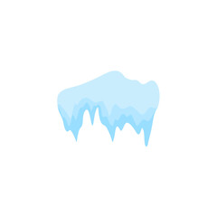 Snow ice caps vector illustration 