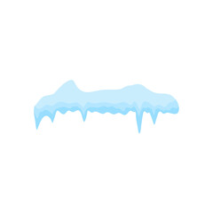 Snow ice caps vector illustration 