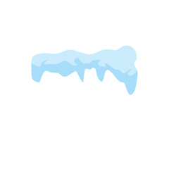 Snow ice caps vector illustration 
