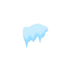 Snow ice caps vector illustration 