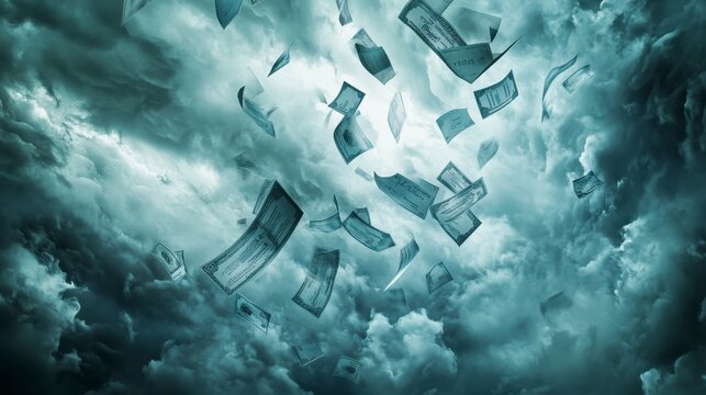 Money Falling from a Stormy Sky Financial Instability and Uncertainty