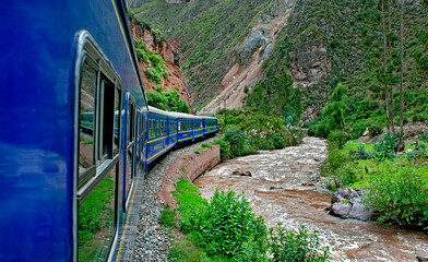 Fototapeta premium Trem Cuzco Machu Pichu, Peru