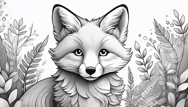 Ausmalbild Fuchs