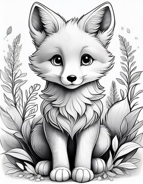 Ausmalbild Fuchs