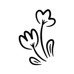 Obraz premium Floral design element