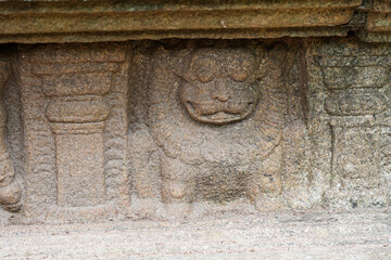 Ruins of an ancient Buddhist monastery. Mihintale  
