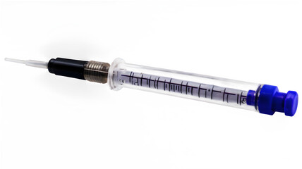 Fototapeta premium syringe isolated on white background