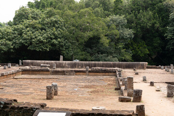 Fototapeta premium Ruins of an ancient Buddhist monastery. Mihintale 
