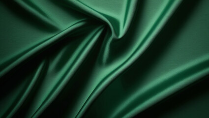 Fototapeta premium Emerald Green Gradient Fabric Texture