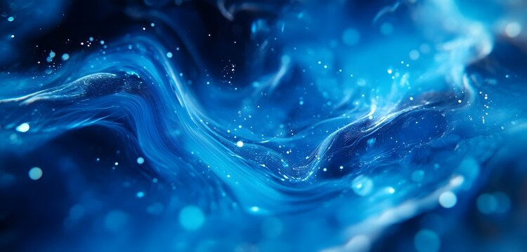 Abstract blue digital background with glowing connections and lines, representing the future of technology in data science and artificial intelligence.