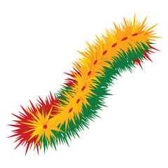 Christmas tinsel isolated on white background