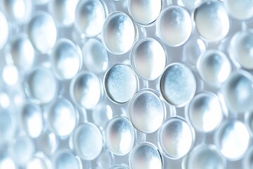 Array of Translucent Spherical Objects