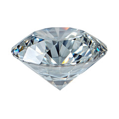 Diamond Gemstone Isolated on Transparent Background