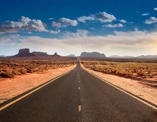 road to the desert