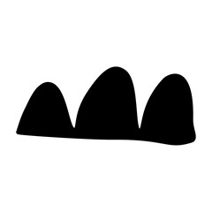 tree mountain shape