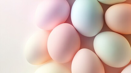 Abstract Easter gradient website hero section