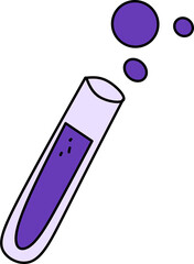 Chemical liquid illustration 
