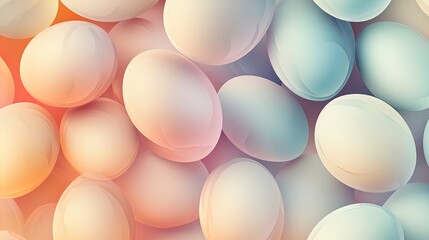 Abstract Easter gradient website hero section