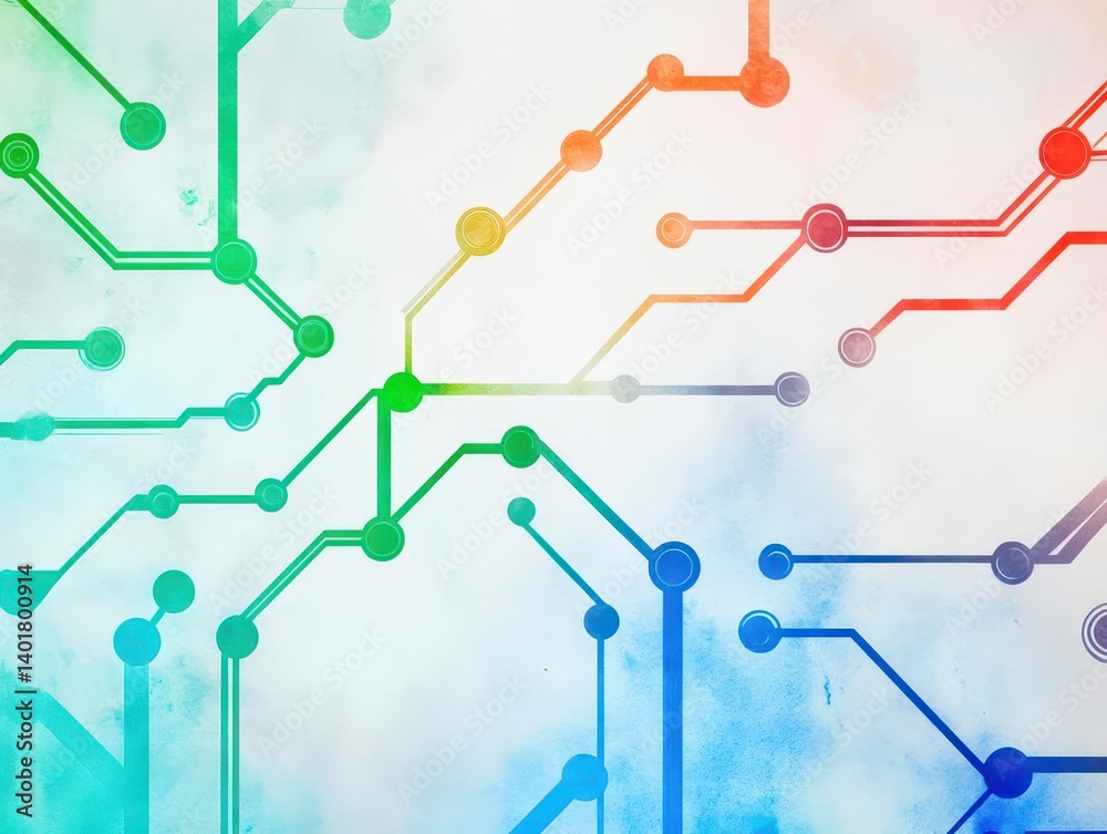 Poster vibrant abstract background featuring dynamic colorful lines creating a playful and energetic atmosp