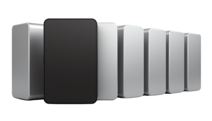 Modern server technology and data storage.