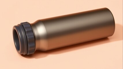 Unbranded Stainless Steel Water Bottle Mockup for Fitness Brands or Eco Shops