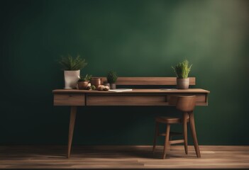 wooden green dark product your desk space wall shadows empty design desktop business plank place old decoration board concept room abstract light modern retro display blank food brown counter hot