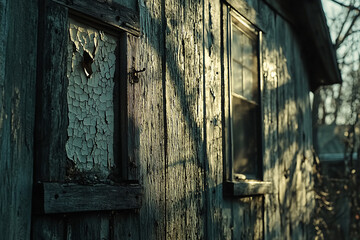 Weathered Wooden Structure