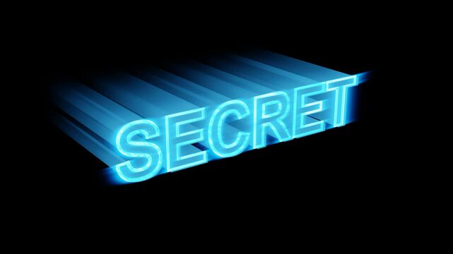 Glow Up Bright Neon Text For a Secret text