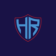 Corporate Shield Logo with Letter Combination