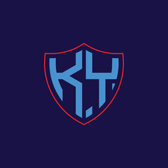 Corporate Shield Logo with Letter Combination