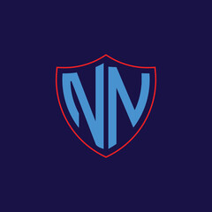 Corporate Shield Logo with Letter Combination