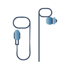 Wired Earbuds with In-Ear Design Icon Design