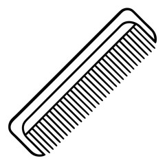 Hair comb icon