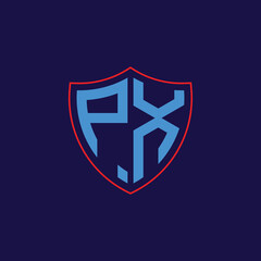 Corporate Shield Logo with Letter Combination