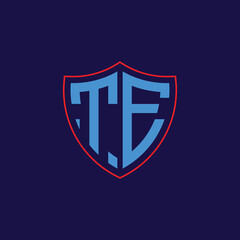 Corporate Shield Logo with Letter Combination