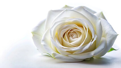 White Rose Portrait Photography: Elegant Close-up Flower Images, Stunning Floral Pictures, Pure White Rose Bloom