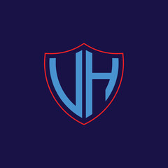 Corporate Shield Logo with Letter Combination