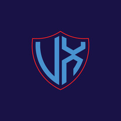 Corporate Shield Logo with Letter Combination