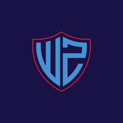 Corporate Shield Logo with Letter Combination