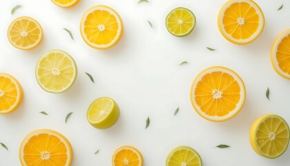 Clean Citrus Composition with Textured Surface