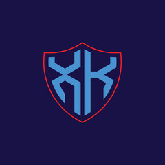 Corporate Shield Logo with Letter Combination