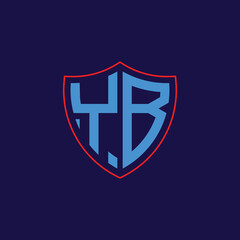 Corporate Shield Logo with Letter Combination