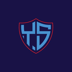 Corporate Shield Logo with Letter Combination