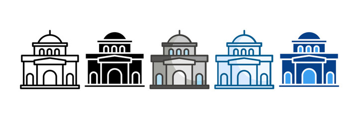Governance Icon Set Multiple Style Collection